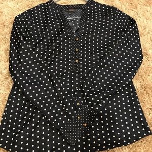 Polka dot blouse